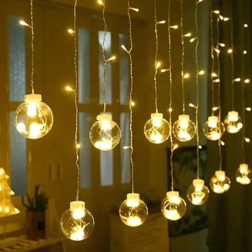 Wish Balls Window Curtain String Lights