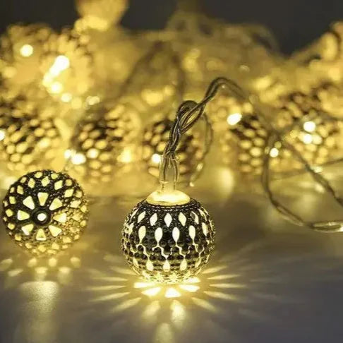 Moroccan Ball LED String Lights