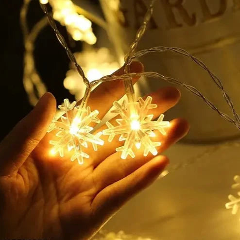 Snowflake Rice Lights