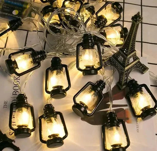 Black Lantern String Light