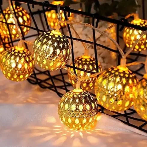 Moroccan Ball LED String Lights