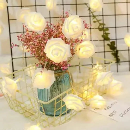 Rose Flower String Lights