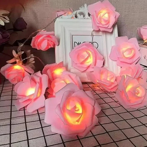 Rose Flower String Lights