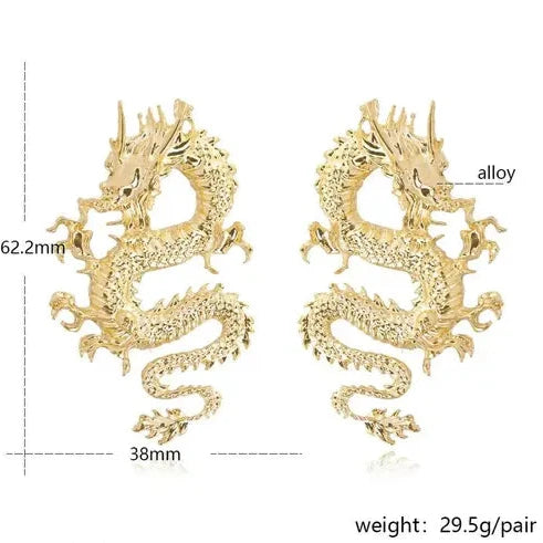 Dragon Drop Earrings