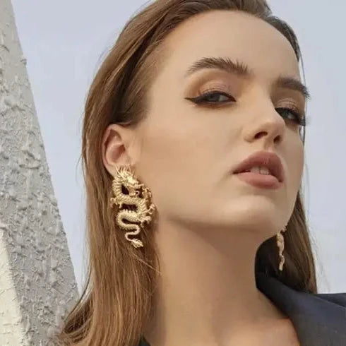 Dragon Drop Earrings