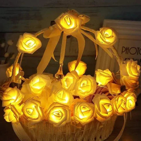 Rose Flower String Lights