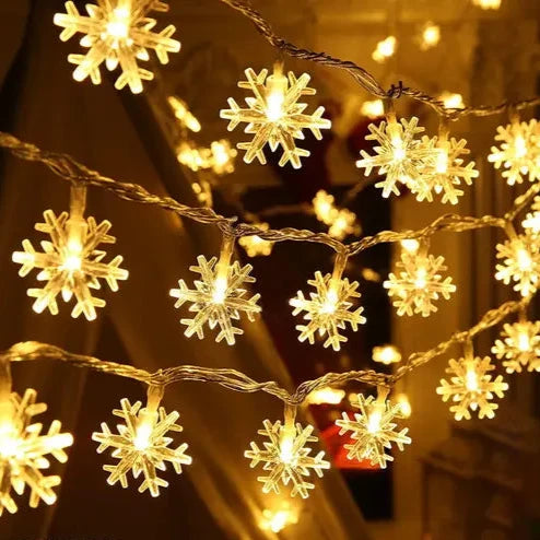 Snowflake Rice Lights