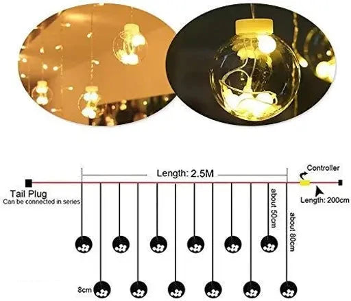 Wish Balls Window Curtain String Lights