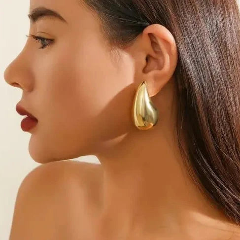 Chunky Teardrop Earrings