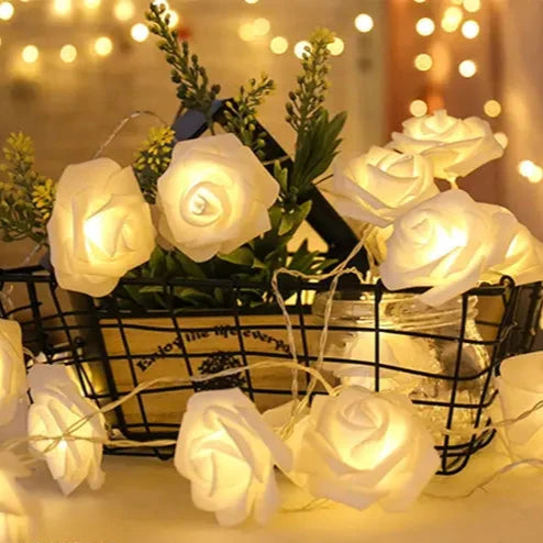 Rose Flower String Lights