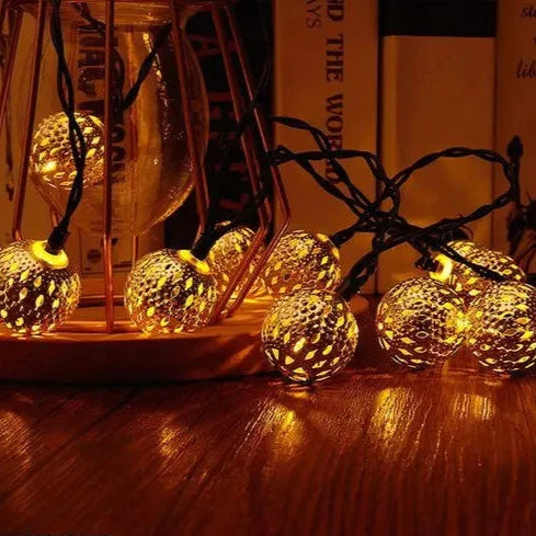 Moroccan Ball LED String Lights